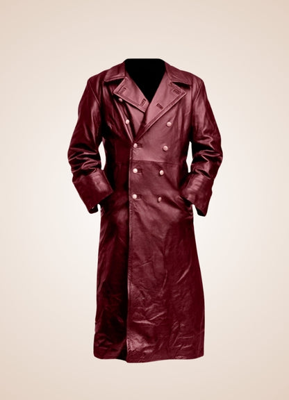 Steampunk Pu Leather Coat UK