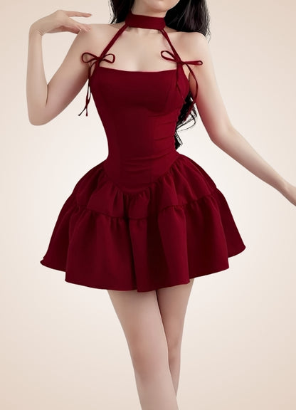 Steampunk Red Lolita Dress UK