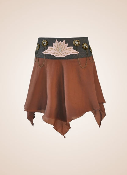 Steampunk Renaissance Mini Skirt UK