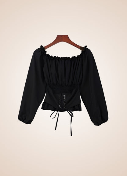 Steampunk Renaissance Off Shoulder Shirt UK