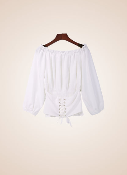 Steampunk Renaissance Off Shoulder Shirt UK