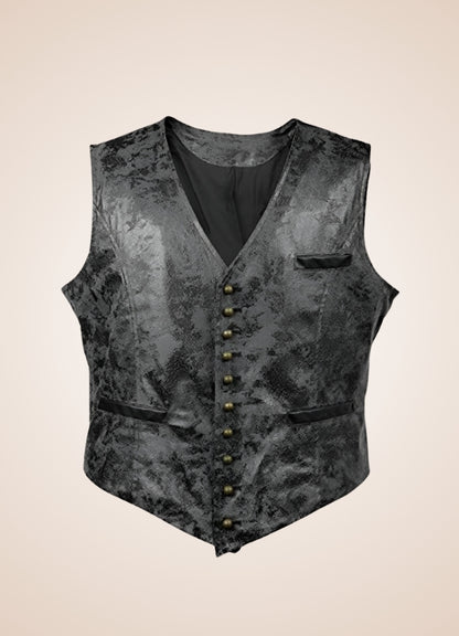 Steampunk Rivet Button Vest UK