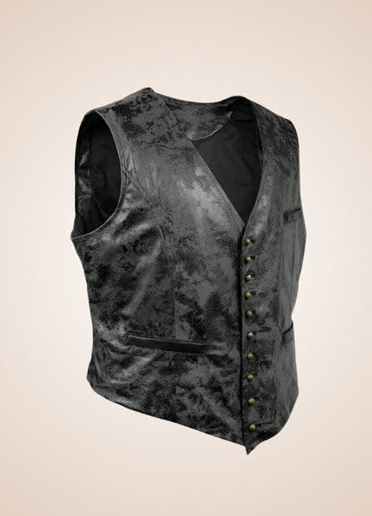 Steampunk Rivet Button Vest UK