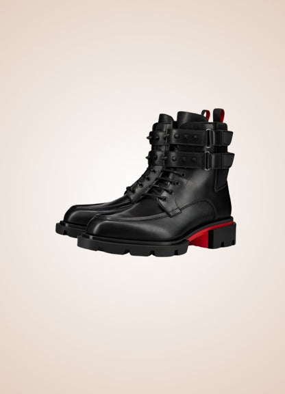 Steampunk Rivets Buckle Strap Boots UK