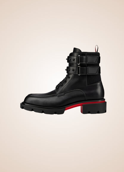 Steampunk Rivets Buckle Strap Boots UK