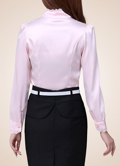 Steampunk Ruffles Chiffon Shirt UK