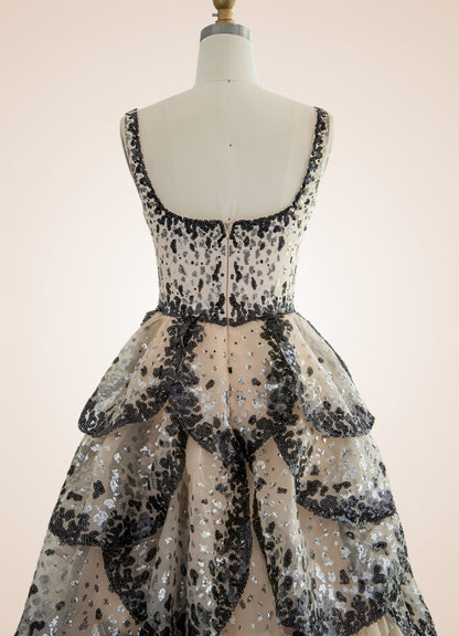 Steampunk Sequin Ball Gown UK