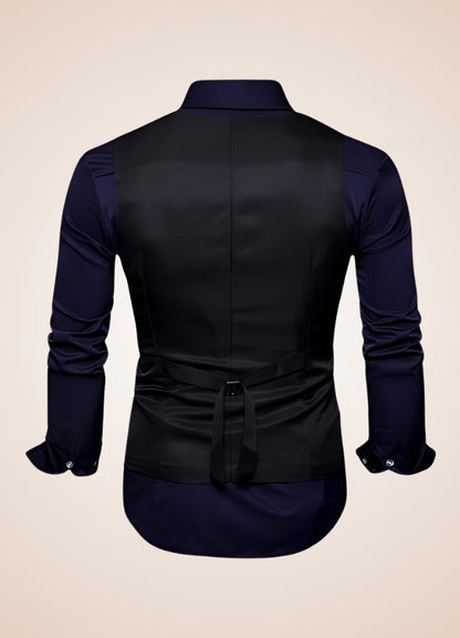 Steampunk Slim Fit Double Breasted Vest UK