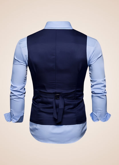 Steampunk Slim Fit Double Breasted Vest UK