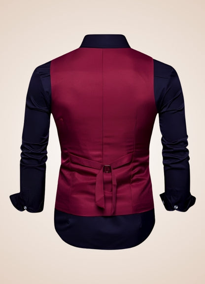 Steampunk Slim Fit Double Breasted Vest UK