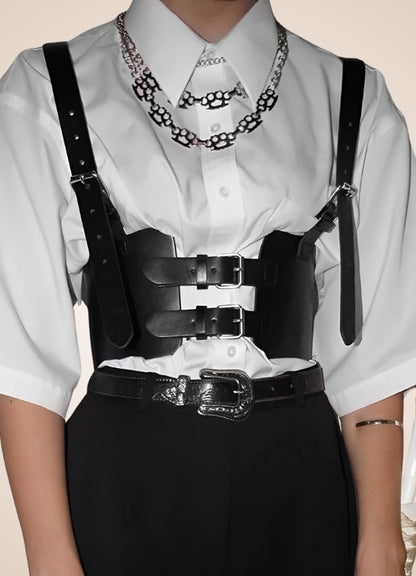 Steampunk Strap Corset UK