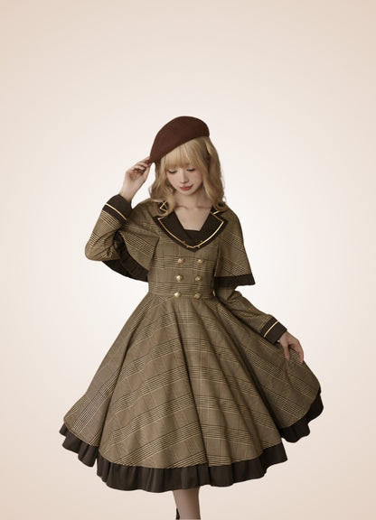 Steampunk Stripe Lolita Dress UK