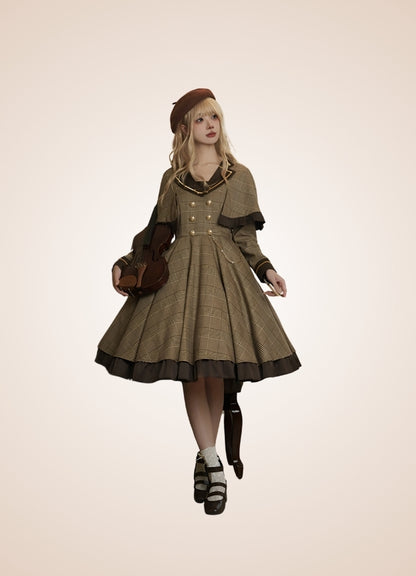 Steampunk Stripe Lolita Dress UK