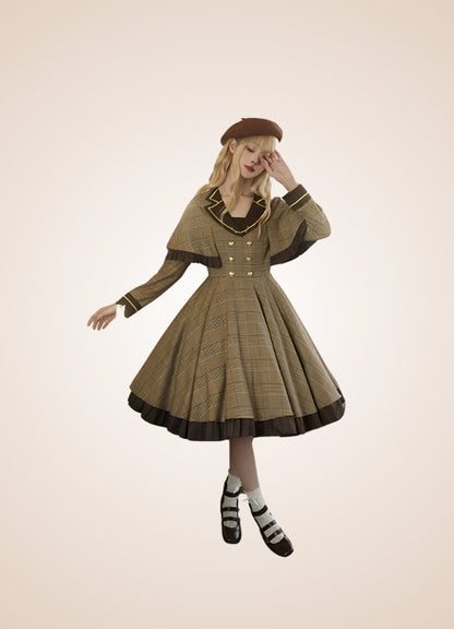 Steampunk Stripe Lolita Dress UK