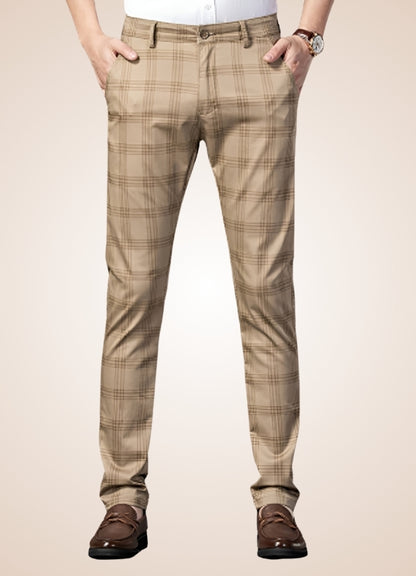 Steampunk Stripe Plaid Trousers UK