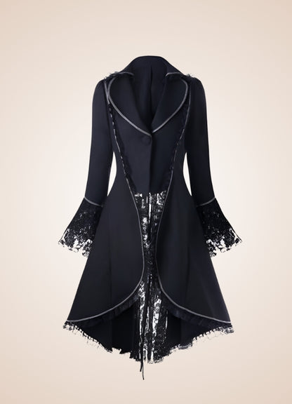 Steampunk Turn Down Collar Dress UK