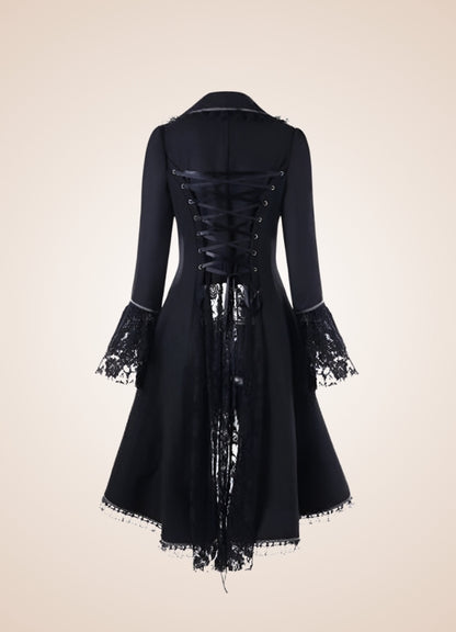 Steampunk Turn Down Collar Dress UK