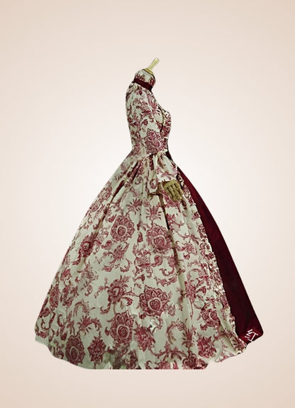 Steampunk Victoria Long Dress UK
