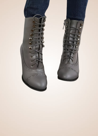 Steampunk Victorian Lace Boots UK