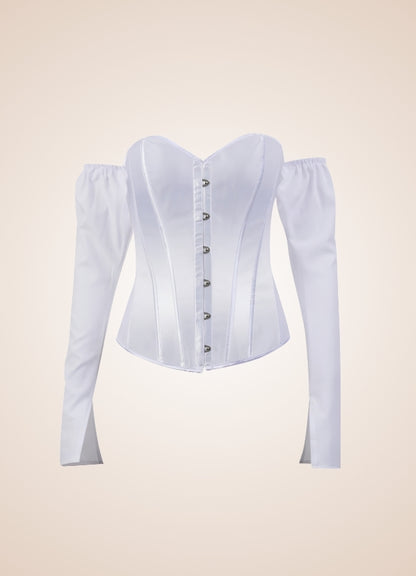 Steampunk Victorian Long Sleeve Corset UK