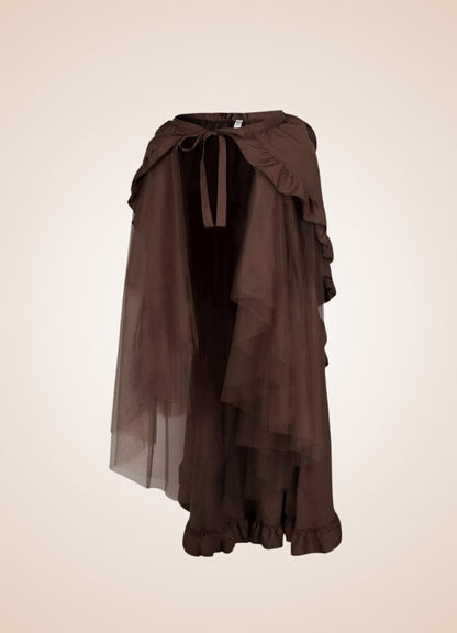 Steampunk Victorian Pleated Skirt UK