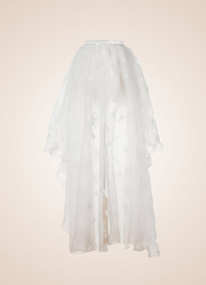 Steampunk White Tulle Skirt UK