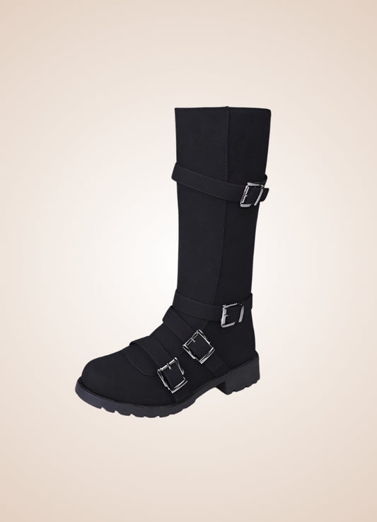 Steampunk Winter Belt Long Boots UK