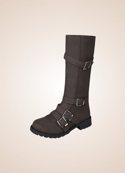 Steampunk Winter Belt Long Boots UK
