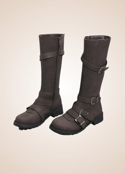 Steampunk Winter Belt Long Boots UK