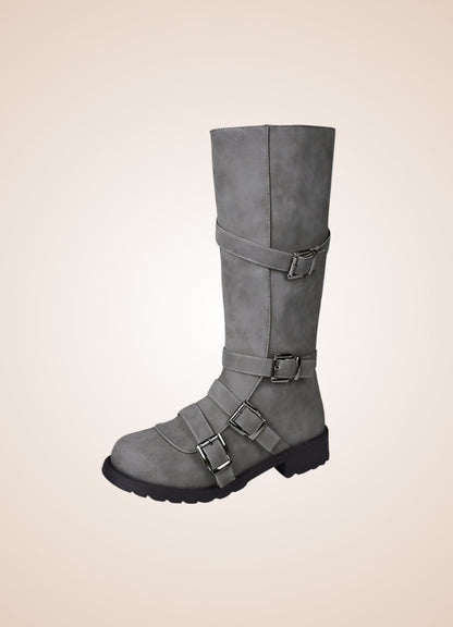 Steampunk Winter Belt Long Boots UK