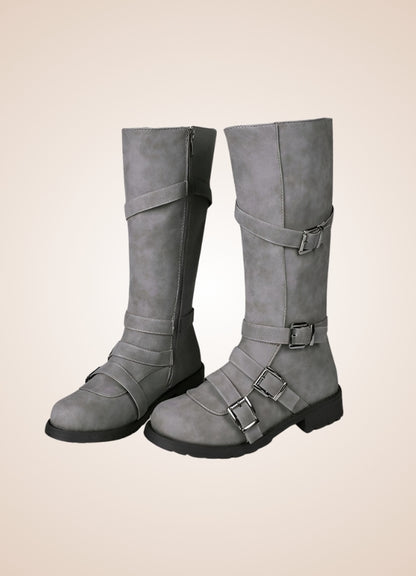 Steampunk Winter Belt Long Boots UK