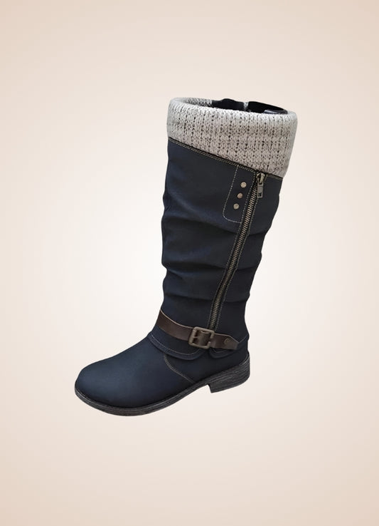 Steampunk Winter Mid Calf Boots UK