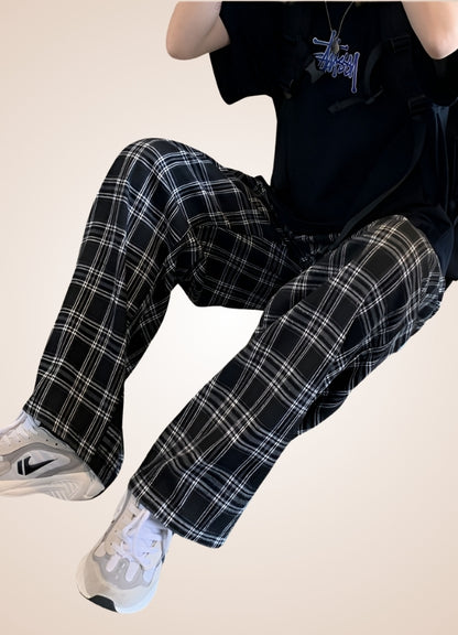 Steampunk Winter Plaid Pants UK
