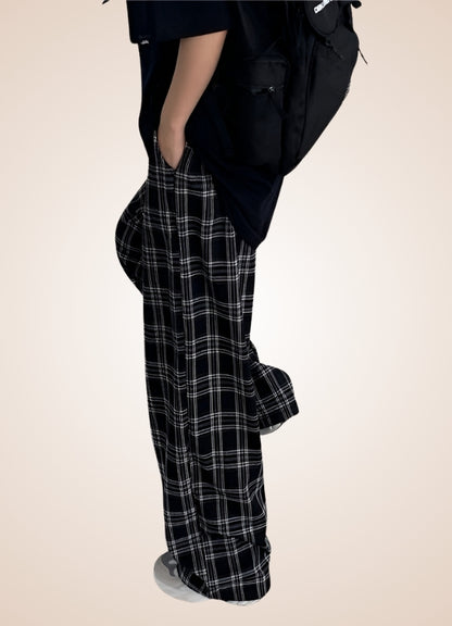 Steampunk Winter Plaid Pants UK
