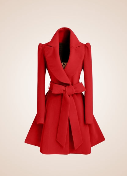 Steampunk Women's Belt Trench Coat UK