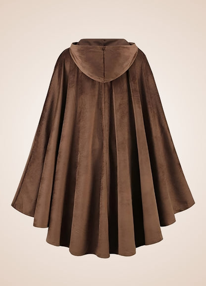 Steampunk Women's Renaissance Hooded Cape UK
