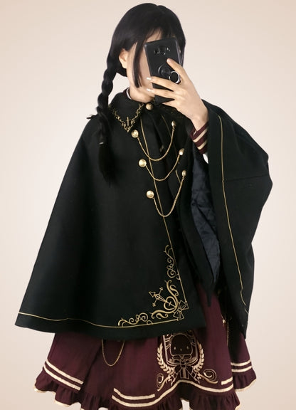 Steampunk Woolen Cloak UK