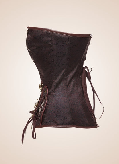 Steampunk Zipper Corset UK