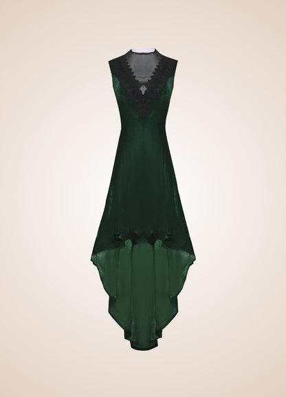 V Neck Sleeveless Steampunk Dress UK
