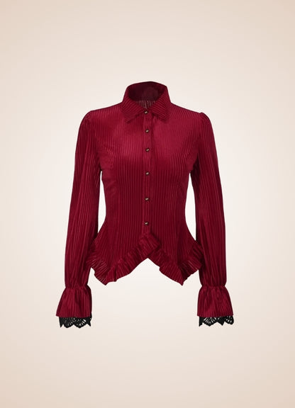 Velvet Steampunk Shirt UK