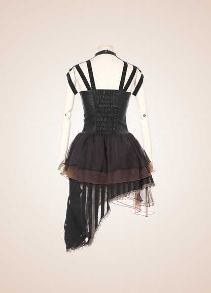 Victorian Asymmetrical Steampunk Dress UK