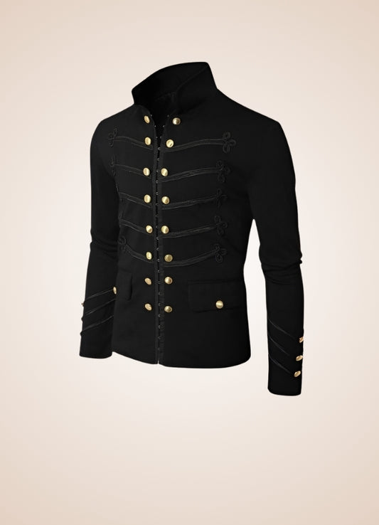 Vintage Gothic Military Jacket UK