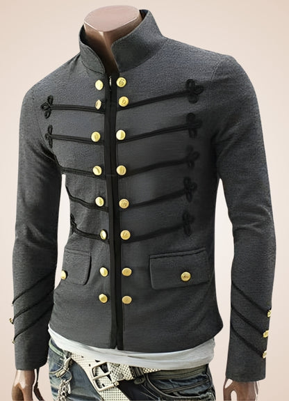 Vintage Gothic Military Jacket UK