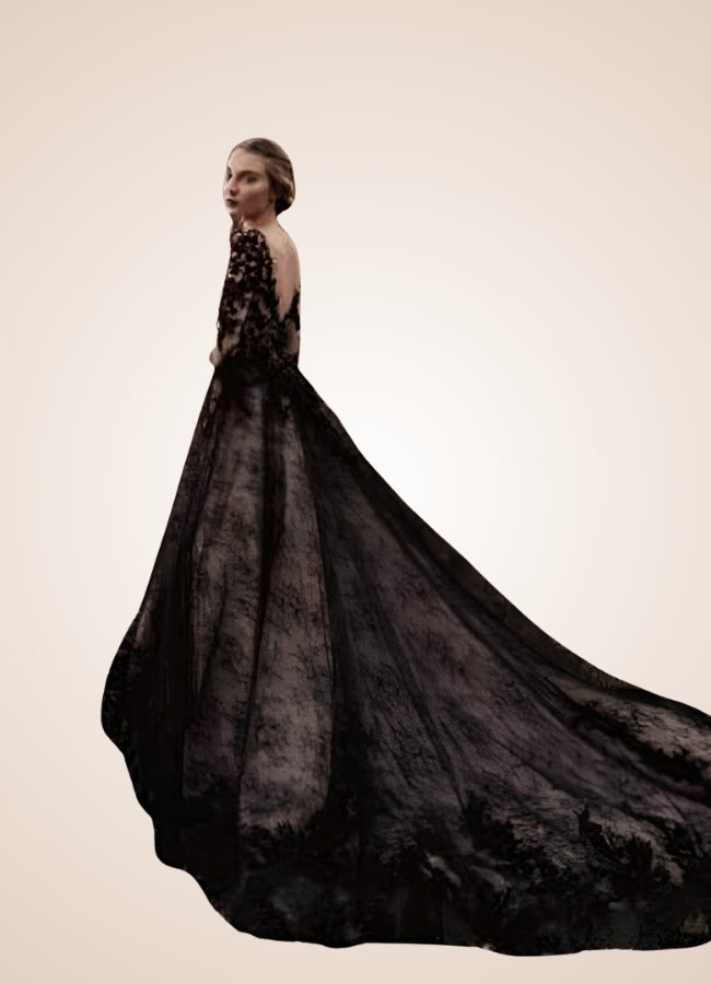Vintage Gothic Wedding Dress UK