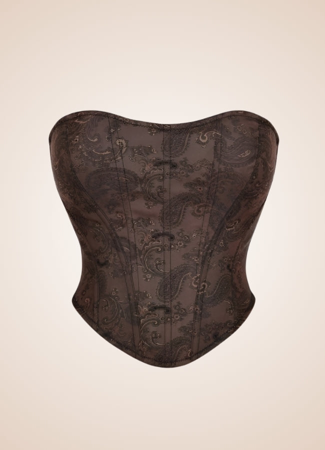 Vintage Pattern Steampunk Corset UK