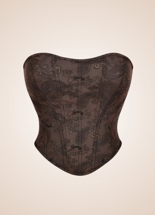 Vintage Pattern Steampunk Corset UK
