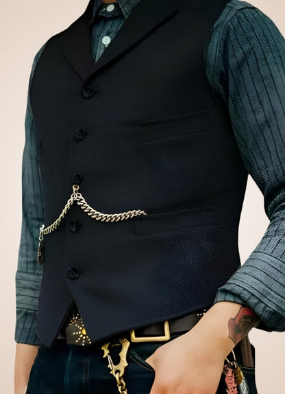 Vintage Steampunk Gilet UK