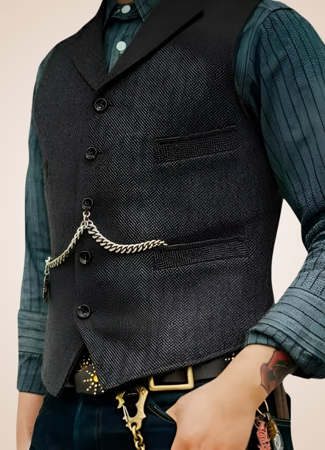 Vintage Steampunk Gilet UK