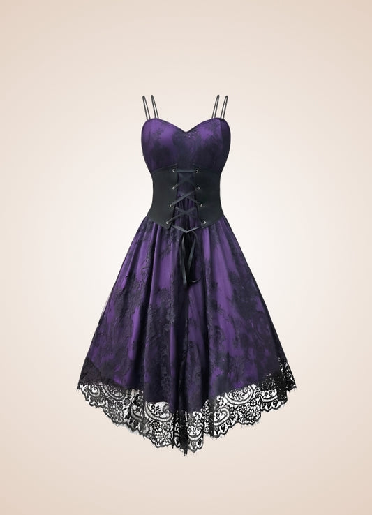 Vintage Underbust Corset Dress UK