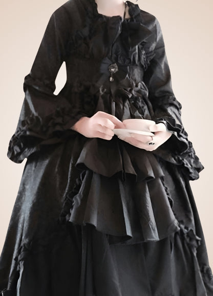 Vintage Victorian Ruffled Steampunk Dress UK